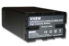 Batterie vhbw 7800mA avec puce info pour camescope Sony PMW-EX1 PMW-EX3 PMW-F3 PMW-100 PMW-150 PMW-160 PMW-200 comme BP-U30, BP-U60, BP-U90, BP-U95.