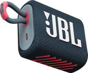 JBL GO 3 trådlös högtalare (blå korall) - fyndvara