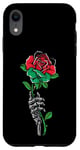 Coque pour iPhone XR Rose du Malawi avec squelette Fierté du drapeau du Malawi Souvenir