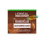 Loreal Men Expert Barber Club Solid Shampoo & Wash Soap Bar 80g Plastic Free