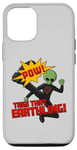 Coque pour iPhone 13 Pro Super-héros comique extraterrestre | Prends ce Terrien !