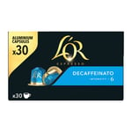 Pack de 30 capsules café L'Or Espresso Decaffeinato 4080113 156 g Noir et Bleu
