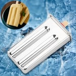 (Flat Head)Stainless Steel Molds Ice Cream Mould Home Kitchen DIY Ice Maker UK