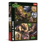 Trefl - Puzzle 2 en 1 : Marvel Guardians of The Galaxy, Je suis Groot - 2 x 200 Pièces - Ensemble de Deux Puzzle pour Les Adolescents
