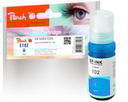 Kompatibel med Peach Epson WorkForce STC 4100 bläckpatron, 70ml, Cyan