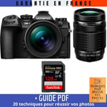 OM SYSTEM OM-1 + ED 12-40mm f/2.8 PRO II + ED 40-150mm f/4 PRO + 2 SanDisk 128GB Extreme PRO UHS-II SDXC 300 MB/s + Guide PDF ""20 TECHNIQUES POUR RÉUSSIR VOS PHOTOS