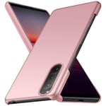 Avalri for Sony Xperia 5 II Case, Minimalistic Design Ultra Thin Hard Case PC Shock and Scratch Resistant Compatible with Sony Xperia 5 II (Rose Gold)