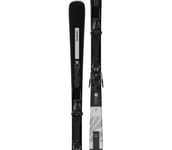 S/Max X7 Ti W alpinskidor Dam Black/Silver Met./ 155