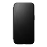 iPhone 15 Nomad Modern Leather Folio Fodral - MagSafe Kompatibel - Svart
