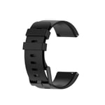 Silikonband till Fitbit Versa / Versa 2 / Versa Lite - Svart S