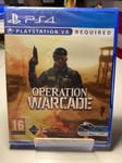 SONY PLAYSTATION PS4 GAME PSVR OPERATION WARCADE THE TECHNOLOGY OF TODAY