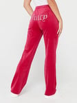 Juicy Couture Classic Diamante Logo Track Pant - Pink, Pink, Size L, Women