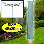 🔥 Waterproof Rotary Washing Line Cover Clothes Airer Garden Parasol Umbrellas