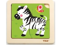 Viga Toys Viga 51317 Pussel på en zebramatta