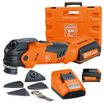 FEIN 71292561240 Multi-Talent Cordless Quick Drill in Tool Change, Orange, 12 V