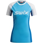 Swix RaceX Classic T-skjorte Dame Aquarius/Bright White, M