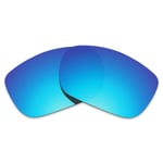 Hawkry Polarized Replacement Lenses for-Oakley TwoFace Sunglass Ice Blue Mirror