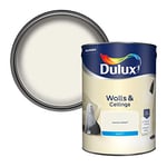 Dulux Matt Emulsion Paint For Walls And Ceilings - Jasmine White 5L