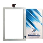 Visiodirect® Vitre ecran tactile pour Lenovo Tab 2 A10-30 X30F 10" Tablette blanc