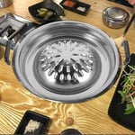 Professional Barbecue Pan Aluminum Shabu Cookware Steamer  Home Outdoor