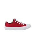 Converse Chuck Taylor II Womens Red Plimsolls Canvas - Size UK 3.5