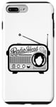 Coque pour iPhone 7 Plus/8 Plus Tête de radio rétro vintage