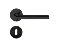 Home&gt it® dörrhandtag med L-handtag 16 mm matt svart