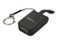 StarTech.com Compact USB C to VGA Adapter, 1080p 60Hz USB Type-C to VGA Video Display Converter with Keychain Ring, Active USB-C DP Alt Mode to VGA Monitor Dongle, Thunderbolt 3 Compatible - USB-C Keychain Adapter (CDP2VGAFC) - Videokort - USB-C hane