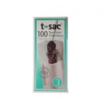 Tepåsar t-sac nr 3, 100 tefilter för tekanna 1 - 1.6 liter