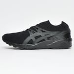 Asics Gel Kayano Knit Mens Retro Fitness Running Shoes Casual Trainers Black