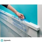 3M Hand-Masker Folie blåtejp & hållare - 17m x 270cm