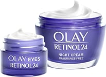 Olay Retinol 24 Skin Care Sets & Kits: Night Cream, 50 ml + Eye Cream 15 ml