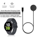 Chargeur de montre portable AIHONTAI pour Samsung Galaxy Watch 5 - Câble de charge rapide de type C - Noir
