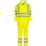Lyngsøe PU regnset, High-Vis gul, klass 3, storlek S