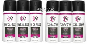 Axe LYNX  Deodorant Body Spray. Anarchy For Her. 48 Hour Fresh - 6 x 150mL ❤️