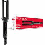 Revlon Double Straight Dual Plate Ceramic Hair Straightener With LCD Display - Black RVST2204UK
