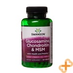SWANSON Glucosamine Chondroitin & MSM 120 Capsules Joint Health and Mobility