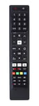Budget Replacement Remote Control For Toshiba 32D3753DB 32" Freeview HD Smart TV