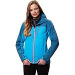 Regatta Women Calderdale II Waterproof And Breathable Shell Jacket - Blue Reef/Moroccan Blue, Size 10