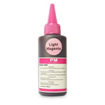 Bläck Light Magenta 100 ml. Påfyllnadsbläck för bläckpatroner. Fri frakt.