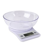 SCALE - Køkkenvægt 5 kg - Inkl skål - Max 5kg