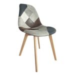Chaises de salle é manger en patchwork Ornella