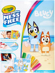 CRAYOLA Color Wonder - Bluey Colouring Mess-Free Book (Includes 6 Piece Set