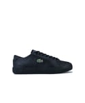 Lacoste Mens Gripshot Trainers in Black Leather (archived) - Size UK 11