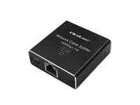 Qoltec Splitter Mini Switch 1X2 Port Rj45 | 1000Mbps | Usb-C | Aluminum