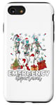 Coque pour iPhone SE (2020) / 7 / 8 Infirmière à bascule pour le service d'urgence de Noël