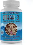 Scruffypet Pure Omega 3 Wild Fish Oil for Dogs with Vitamin E - Highest EPA & DH