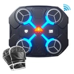 Elektrisk boxningssäck för barn, mjuk boxningssäck för pojkar och flickor Black Bluetooth
