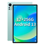 Tablette Tactile WUXIAN S39 10.36 Pouces Tablette Android 13 12Go RAM + 256Go ROM (1 TB TF) WiFi + 4G LTE BT/GPS/Type-C Certifié Google GMS, 5MP+13MP 7000mAh (Vert)