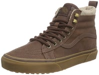 Vans Sk8-hi Mte, Sneakers Hautes mixte adulte - Marron (Mte/Brown/Herringbone), 44 EU
